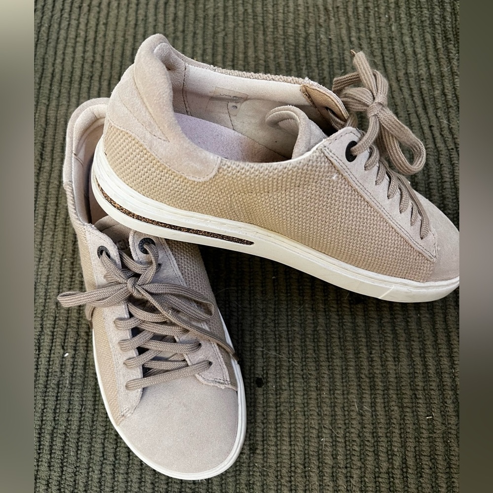 Women's Birkenstock Bend Low Canvas/Suede Sandcastle Sneakers